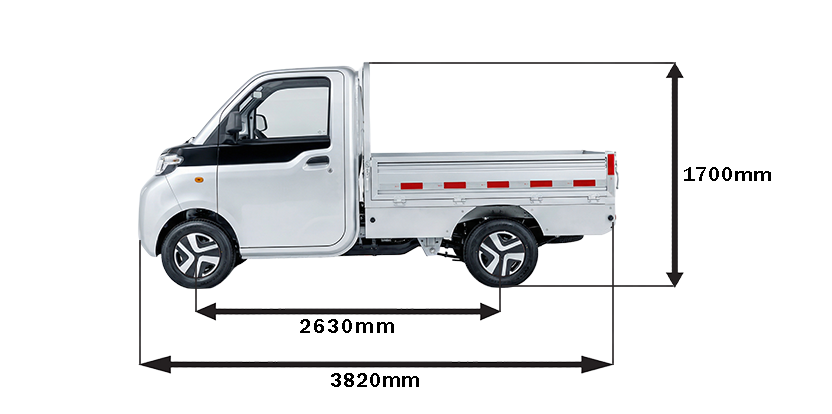 Maxi pickup dimensions exterior