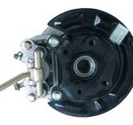 LEFT REAR BRAKE ASSEMBLY